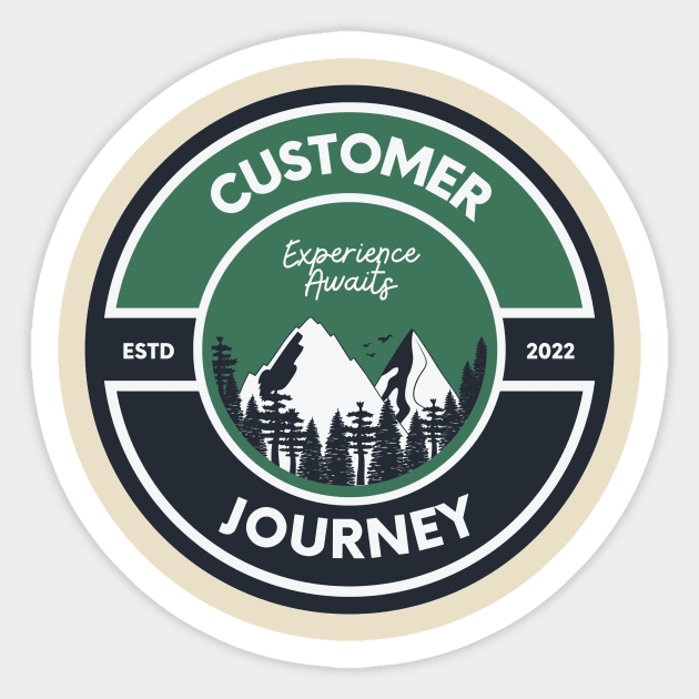 Customer Journey Sticker by Press 1 For Nick